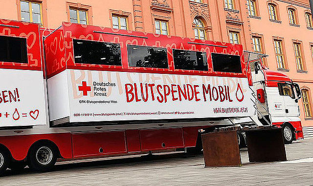 Blutspende Bus